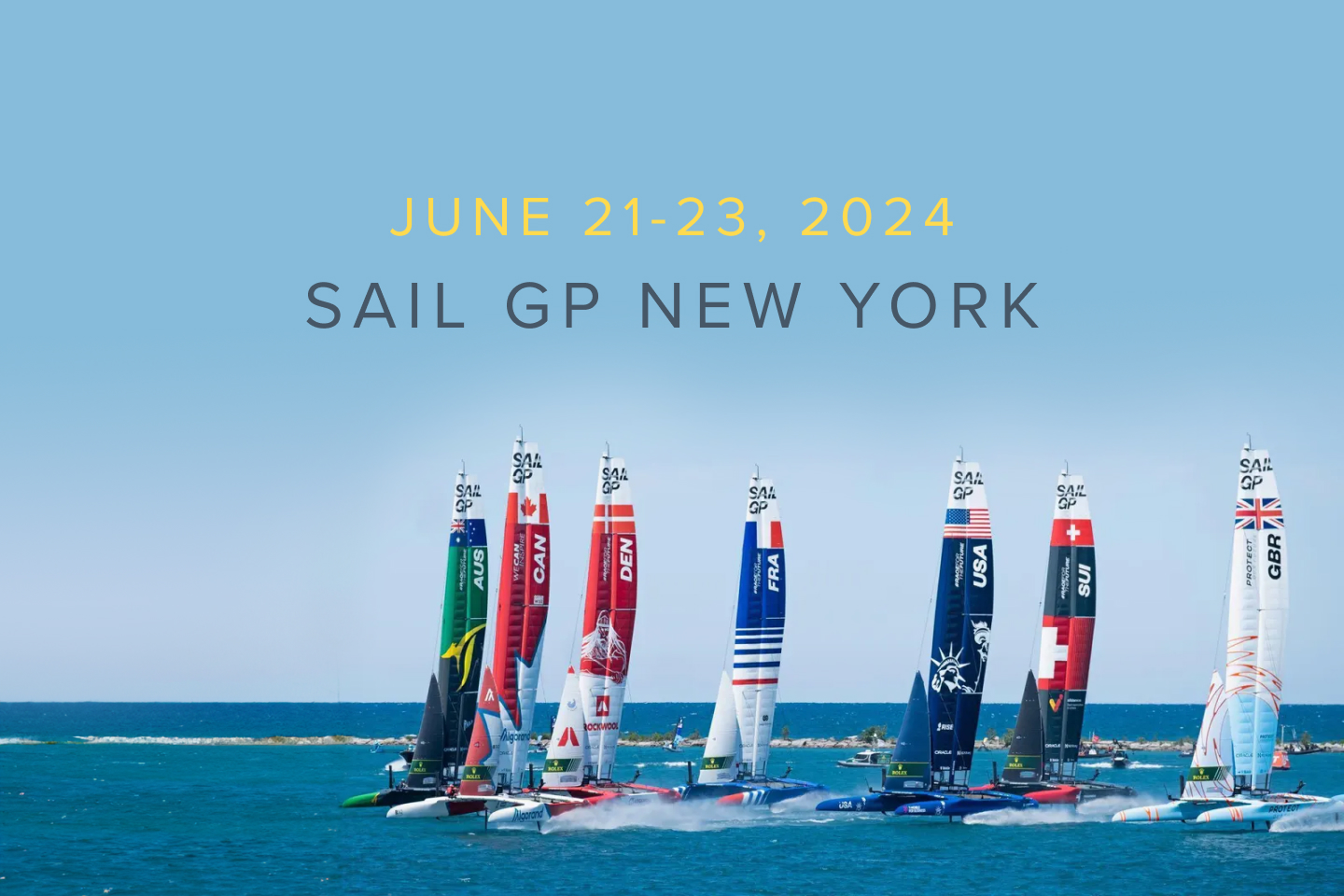 Sail GP NY 2024 Banner