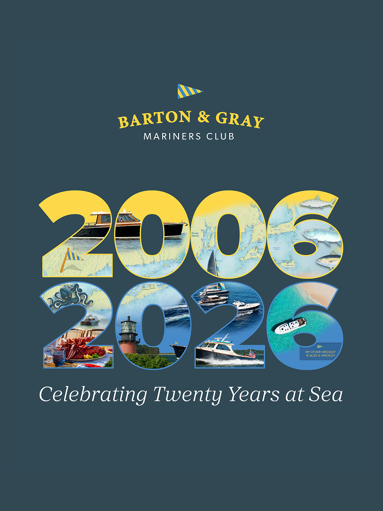 Barton & Gray Mariners Club twenty year anniversary artwork