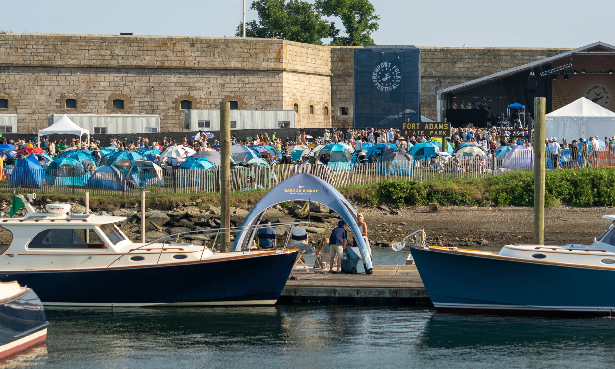Newport Folk & Jazz Fests banner
