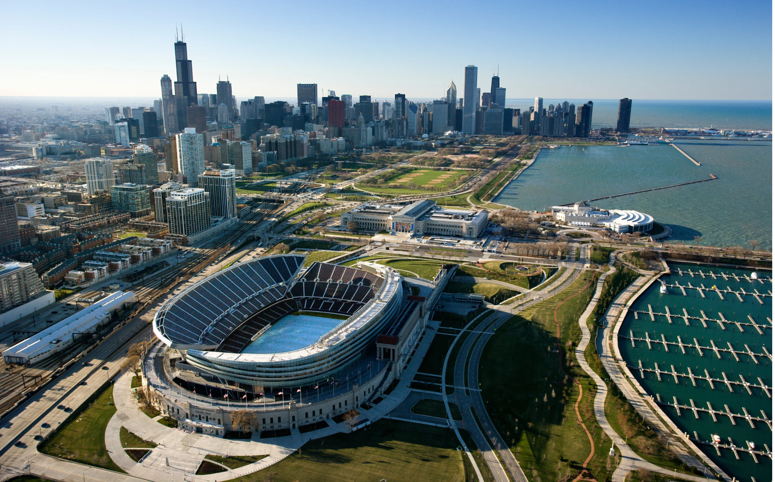 Soldier Field banner