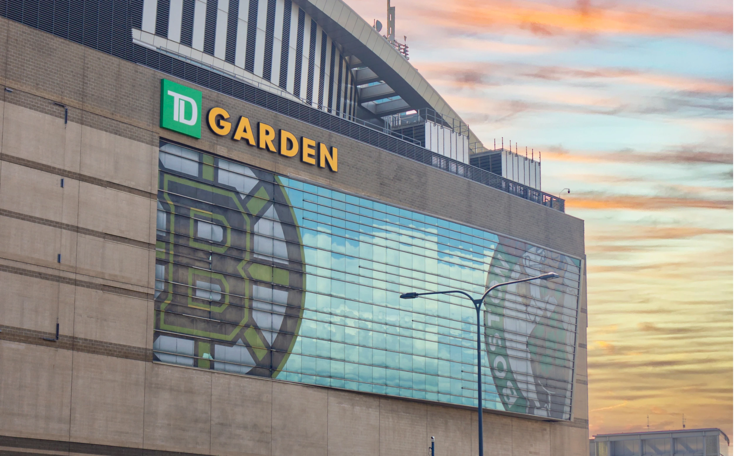 TD Garden banner