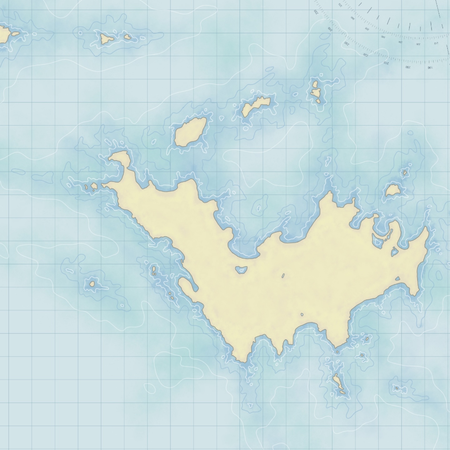 Chart of Simpson Bay