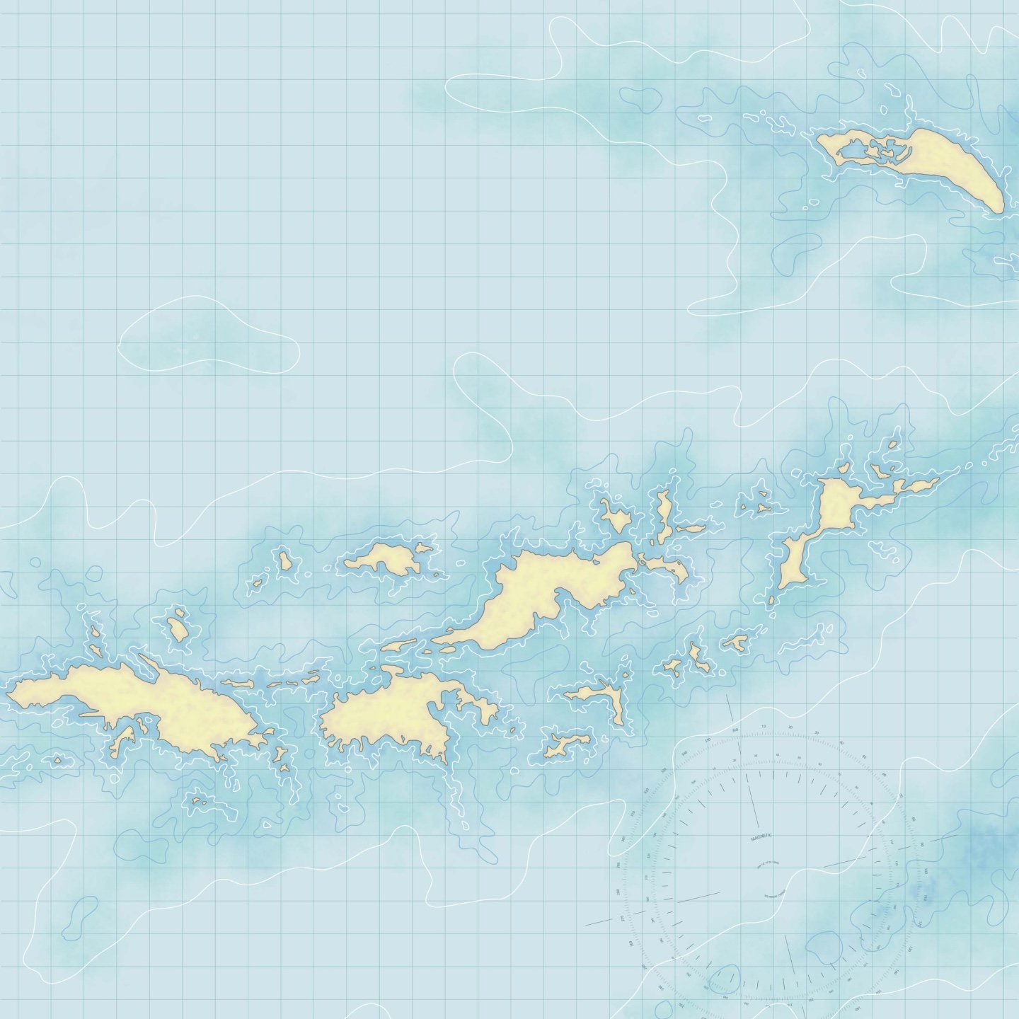 Chart of the British Virgin Islands