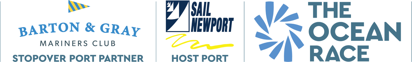 B&G, Sail Newport, Ocean Race collab logos