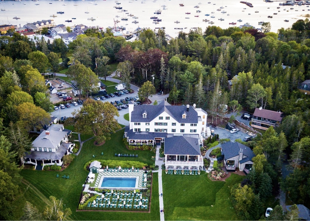 Claremont Hotel overhead