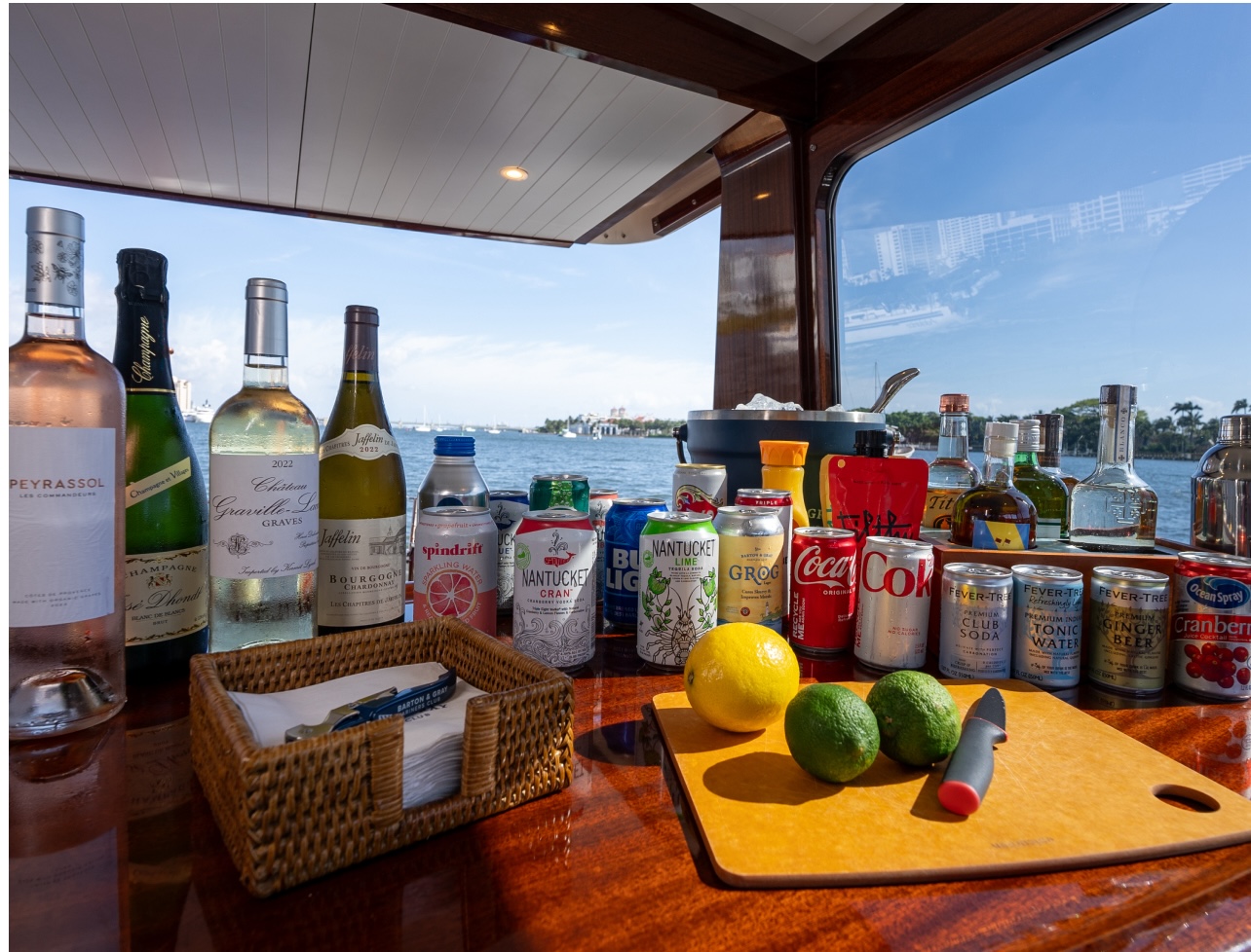 Beverage assortment onboard