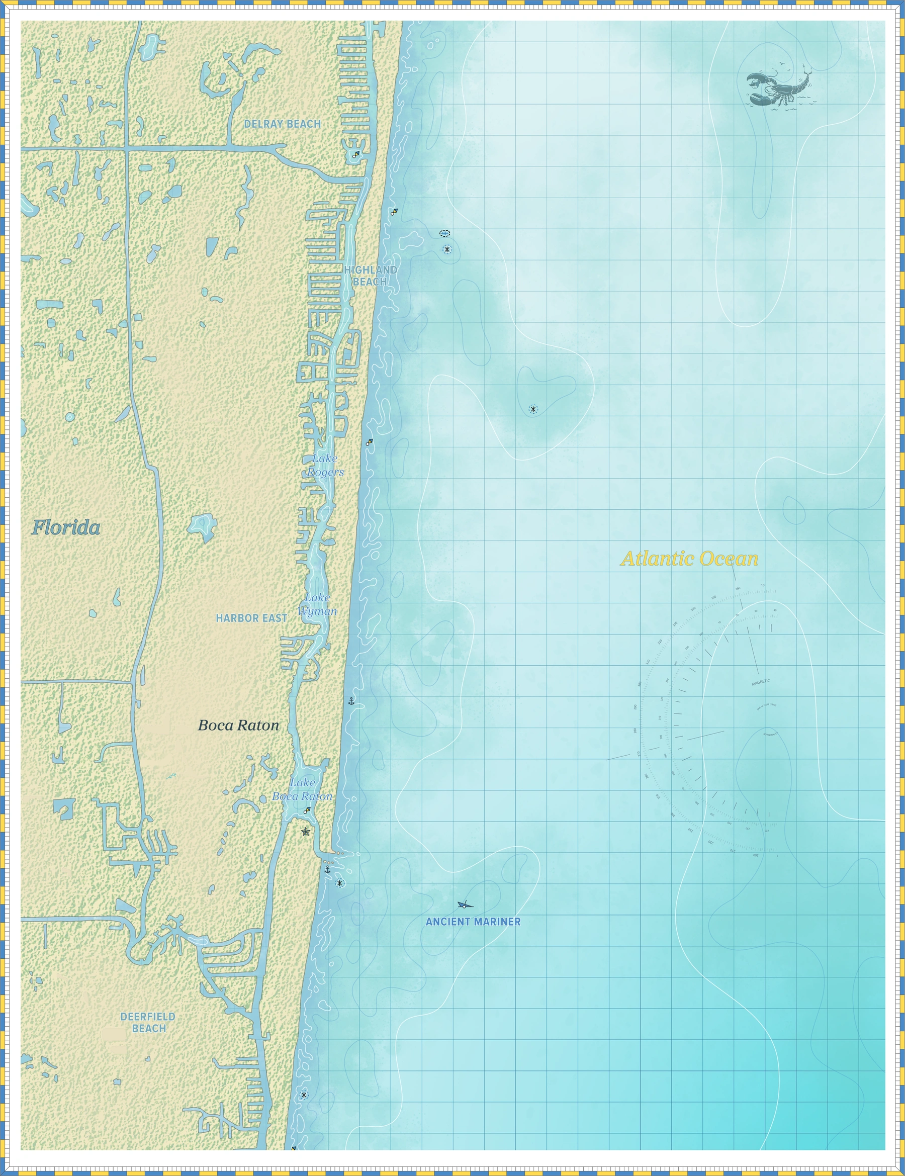 Boca Raton, Florida Harbor Chart