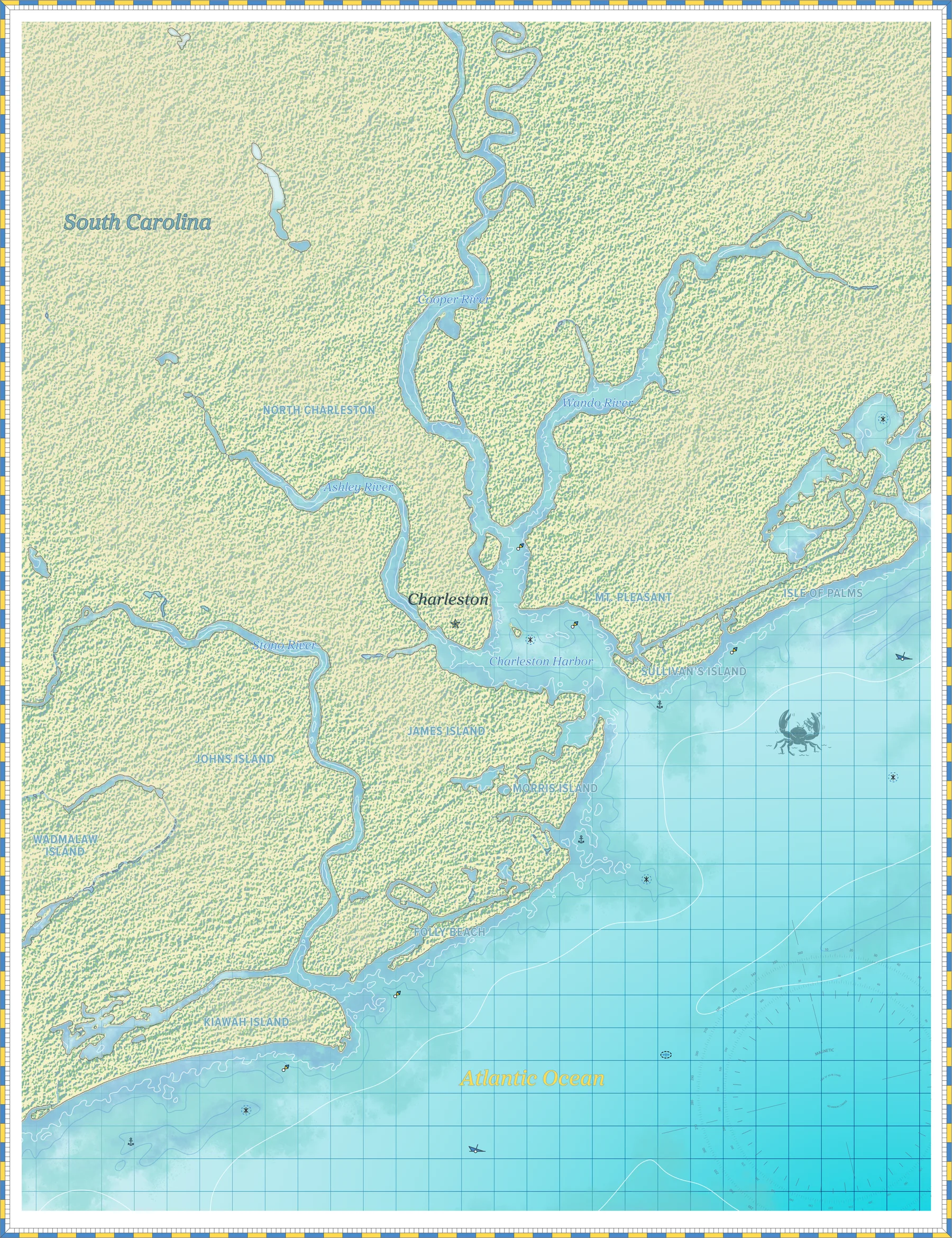 Charleston, SC Harbor Chart