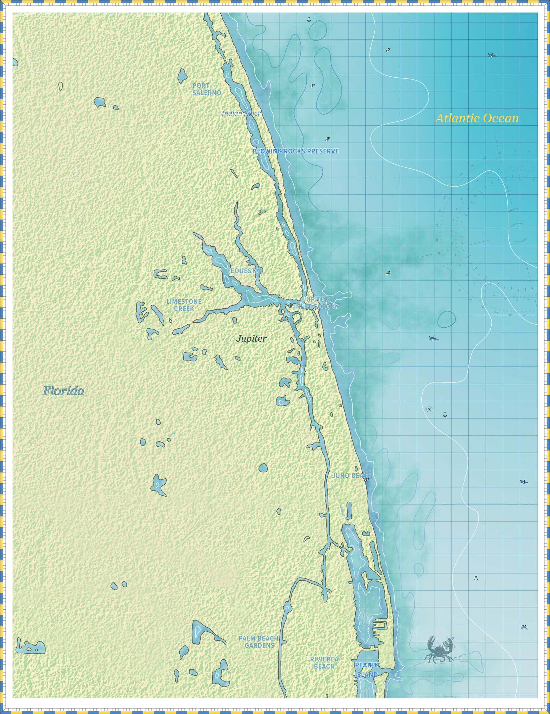 Jupiter, Florida Harbor Chart