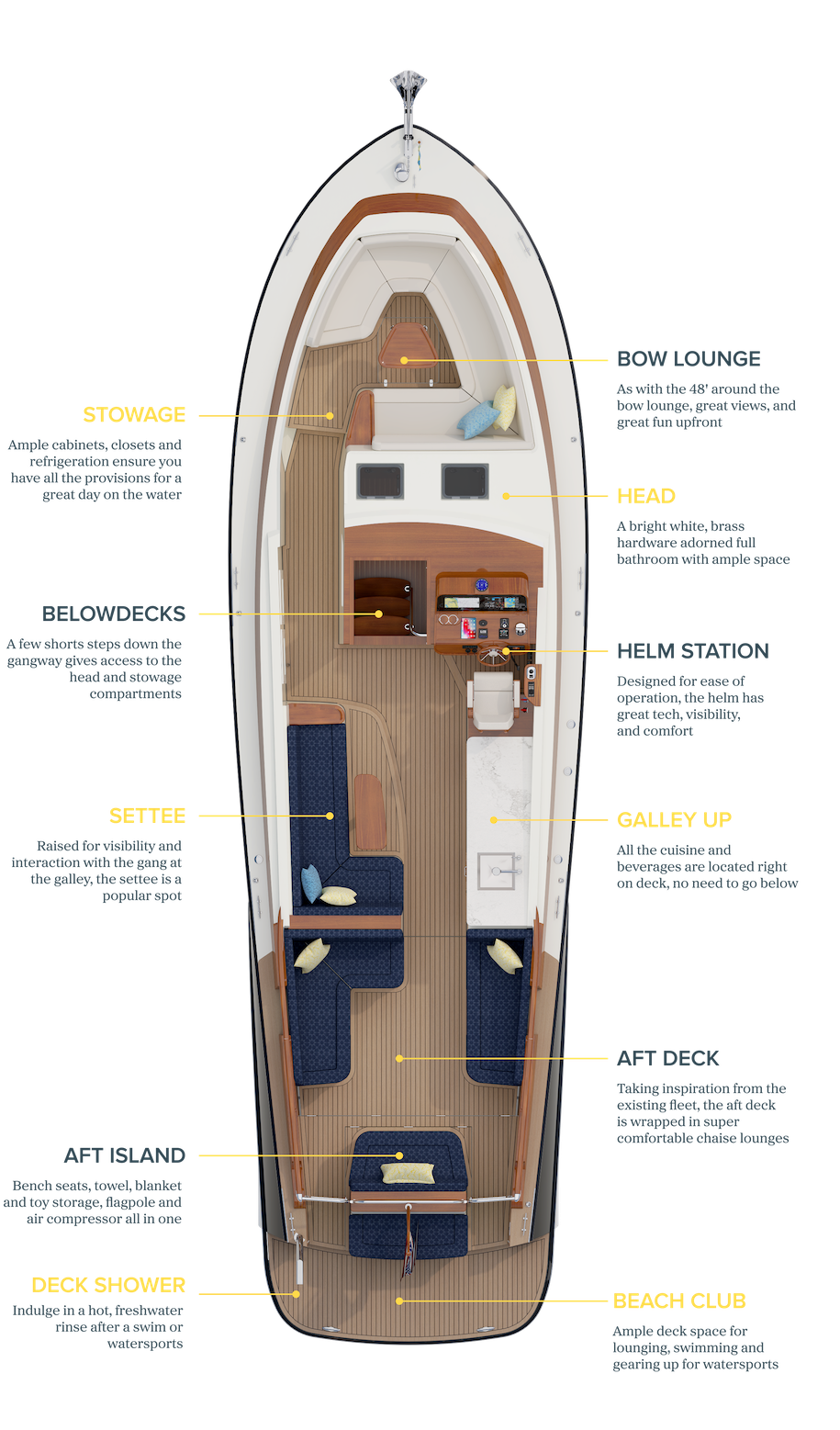 Daychaser 40 deckplan