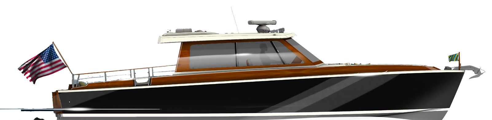 Daychaser 40 side profile